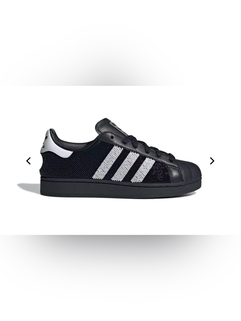 adidas Women’s Black and White Superstar Sneakers